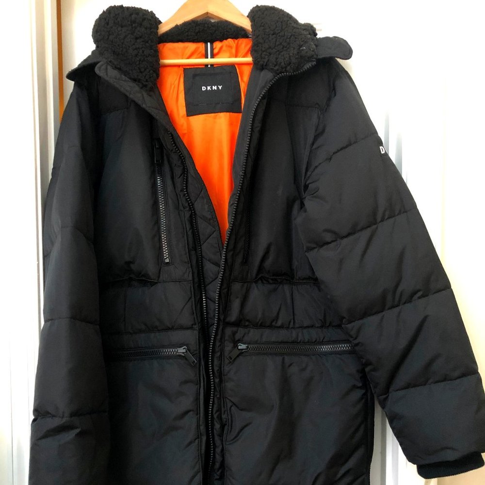 DNKY Wind Resistant Black Winter Coat